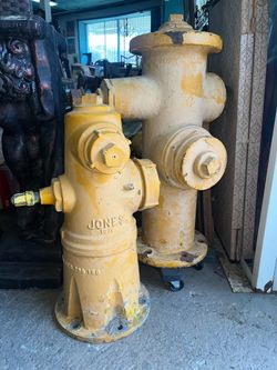 2 Vintage Fire Hydrants