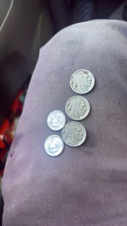 1949/1950 Dimes and 1928/1931 Buffalo Nickels