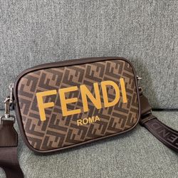 Fendi Shoulder Bag Men Tobacco