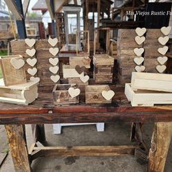 Hand-made Wood Boxes For Your Nex Event. Prices Starting At $8.