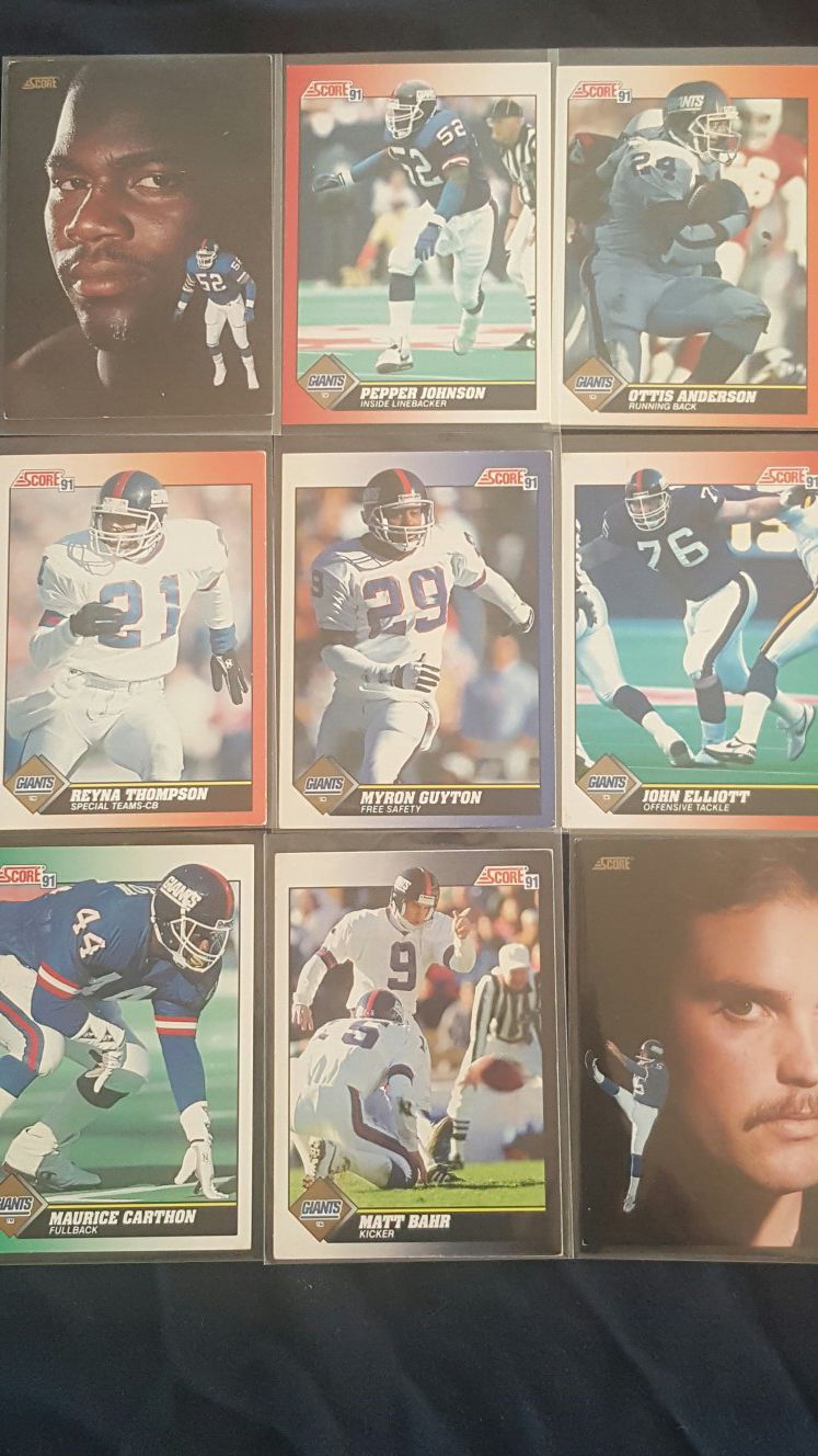 New York Giants Collection cards