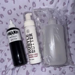 Tattoo Supplies- Ink, Wash Bottle, Tattoo Soap