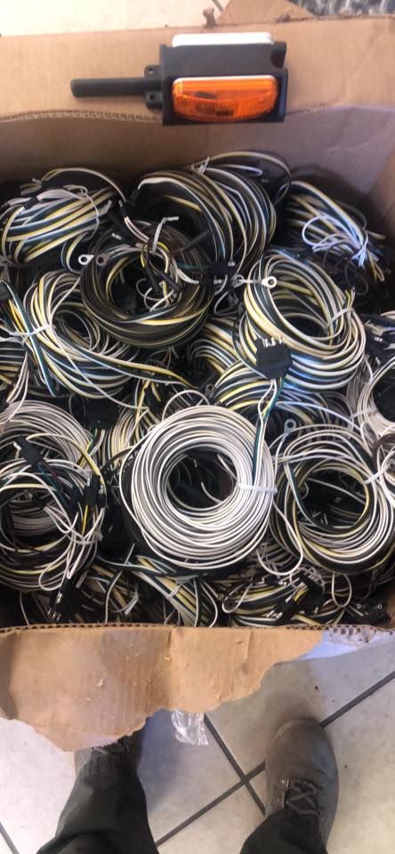Trailer wire harness sale!!! 10.00 each - 4 prong - 25' - Trailer parts, trailer tires, trailer repair. - Trailer wire harness sale!!!