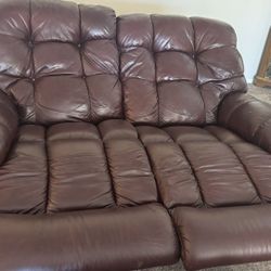 Leather Couch X 2