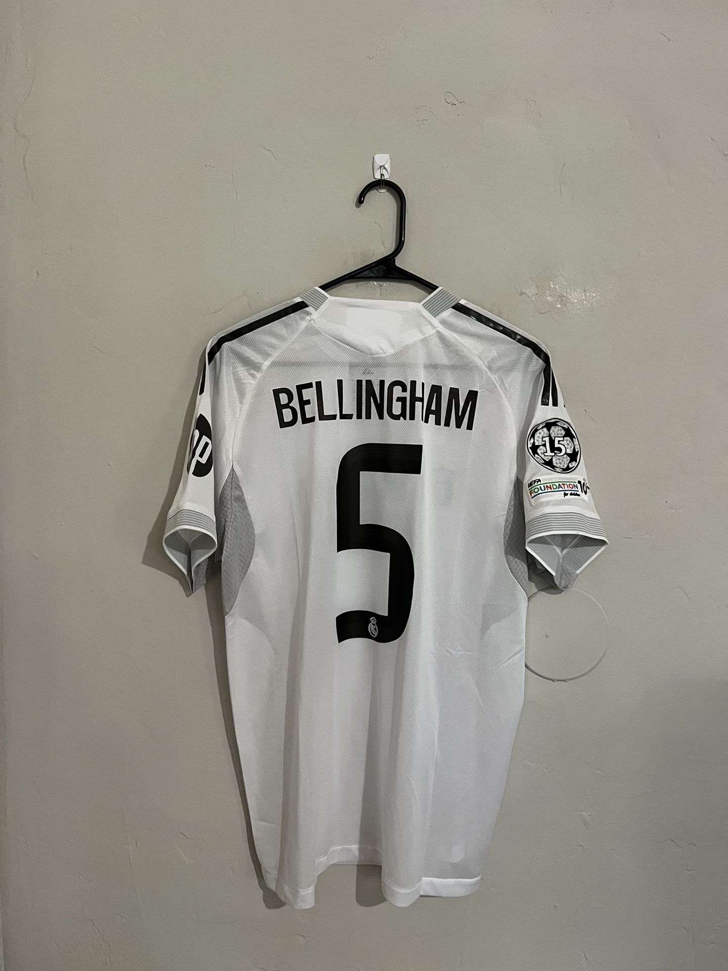 Real Madrid 2025-26 Home Bellingham Jersey (small Medium Large XL 2X)