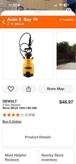 Dewalt sprayer (semi used)