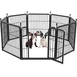 New Dog Playpen for Yard, RV Camping│Patented, 24 inch 8 Panels