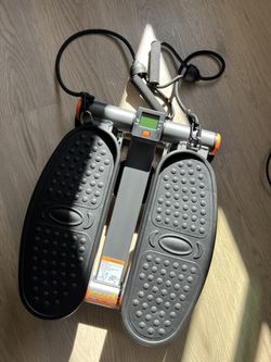 Hydraulic Fitness Stepper with LCD Monitor