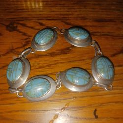Turquoise Jewelry Real Sterling Silver