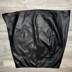 Leather Mini Skirt