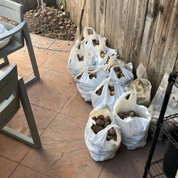 Read Description Driveway/back Yard Pebbles