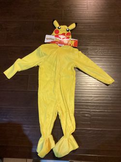 Pikachu Pokémon Child Costume Holloween Kids Girl Or Boy - Disfraz Dia De Brujas Pikachu Niño Niña 