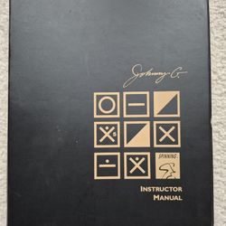 Vintage 90's Johnny G Spinning Instruction Manual Binder