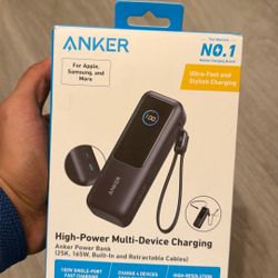 Anker Laptop Power Bank, 25,000mAh Portable Charger 