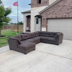 Ashley Furniture Three Piece Sectional Couch w/ Chaise - Free Delivery