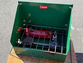 Vintage Coleman 425B 2-Burner Camping Stove – Made in USA