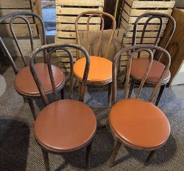 with original tags 2 Thonet 2 shelby williams bentwood chairs