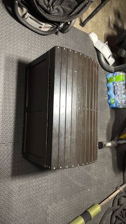 Toy wooden chest