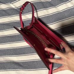 Michael Kora Pink Crossbody Bag 