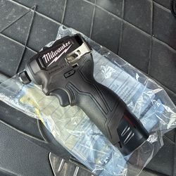 M12 Milwaukee 1/4 Impack  Black Out (Tool Only )