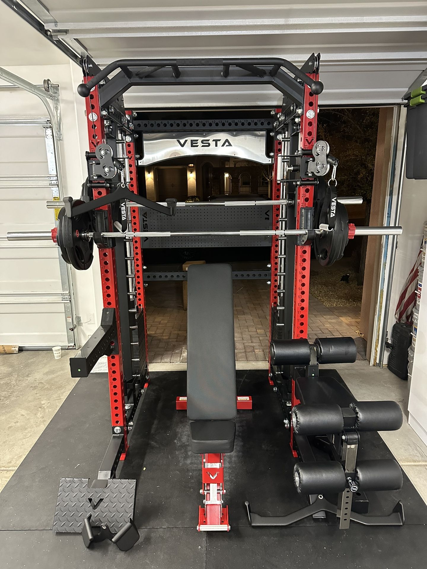 PRO SERIES Ultimate Half Rack Functional Trainer w/Smith