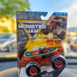 SPIN MASTER MONSTER JAM 2026 WRECK DECK MONSTERIZED SERIES 45 TRUCK