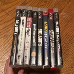 8 PS3 Games 