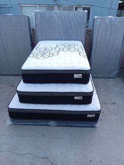 Full Size Mattress Pillow Top 12"    New Mattress In A Plastic Sealed we offer same day delivery