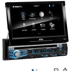 Boss Double Din Head Unit With 7”inch Pop Out Screen 
