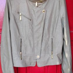 Women Vintage Baby Phat Jacket Size M Taupe 