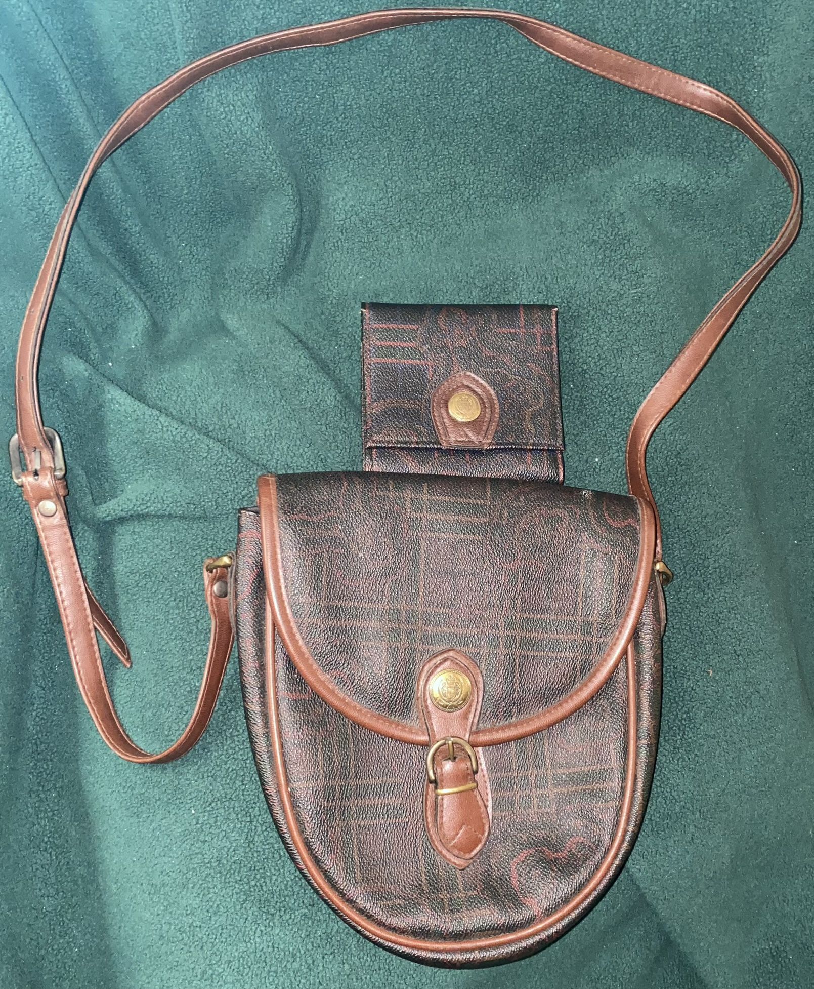 Liz Claiborne Vintage 90s Small Crossbody Purse W/ Matching Wallet