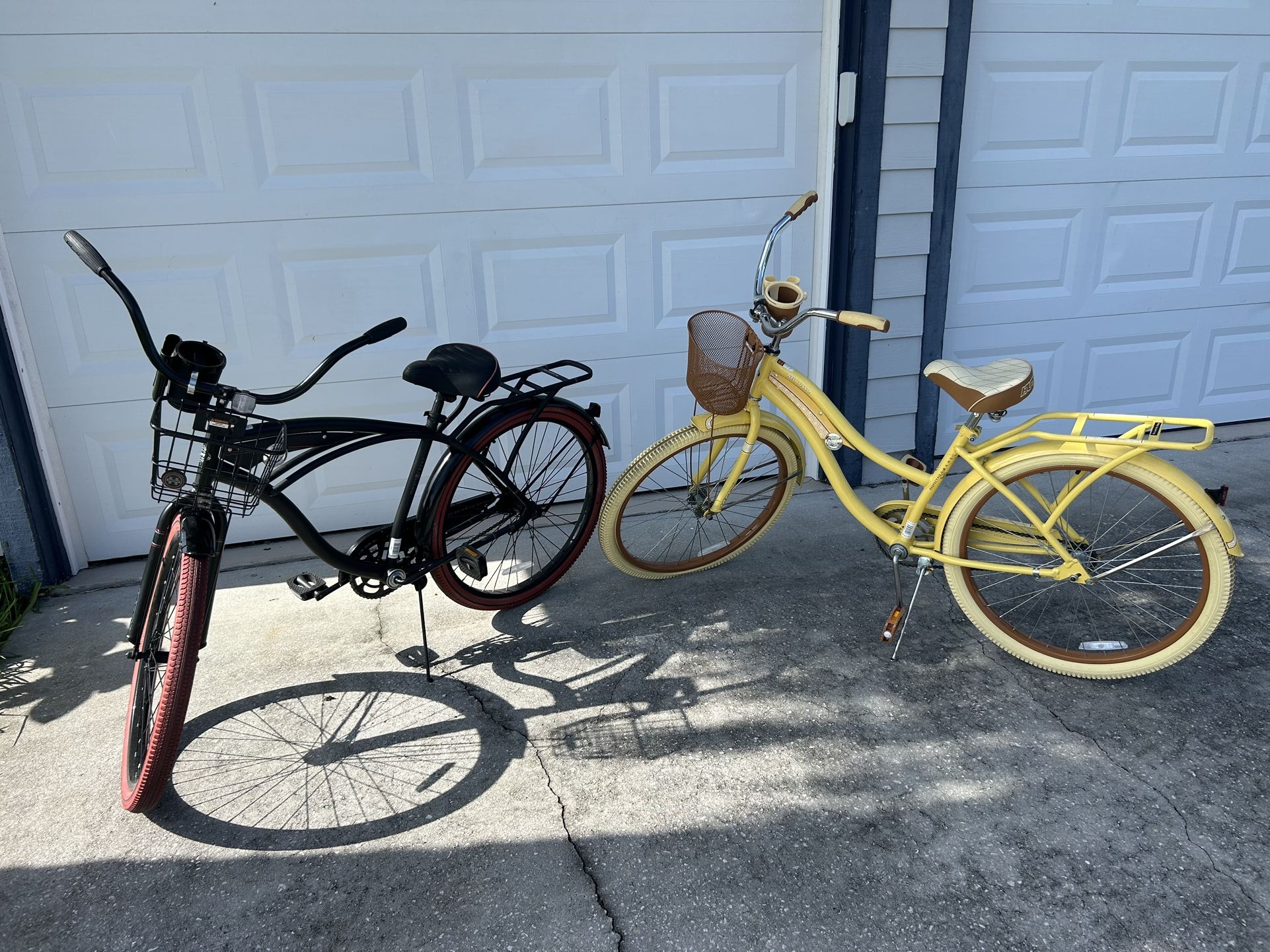 Huffy Beach Cruiser Bike Pair