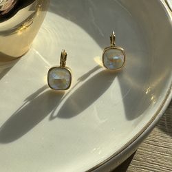 Crystal Square Earrings 