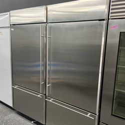 Monogram Built In Bottom Freezer 72” Stainless Steel Refrigerator 