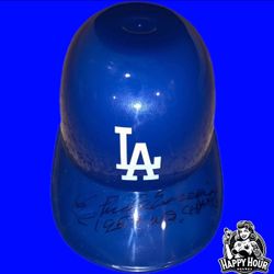 Chuck Essegian Signed Autograhed LA Dodgers Mini Helmet 59 WS Champs