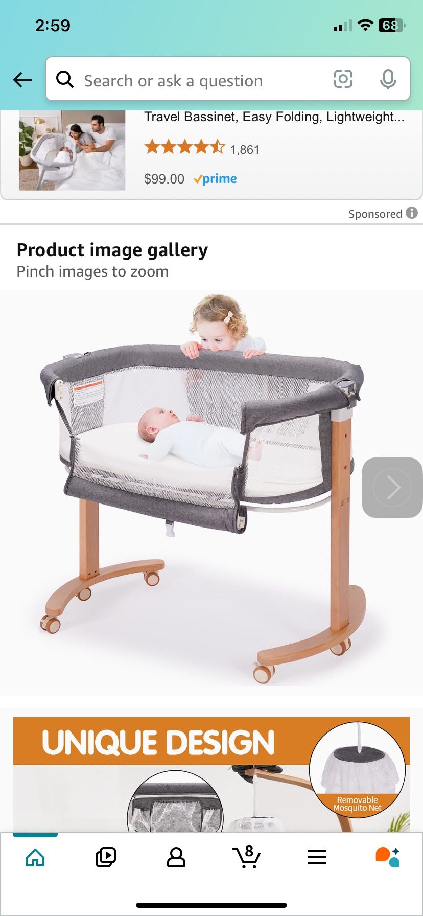 Bed Side Bassinet