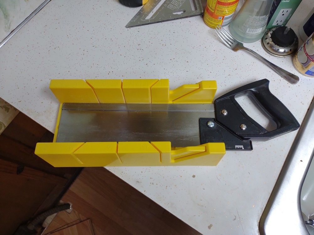 Miter Box And Saw