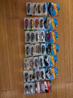 Box of hot wheels