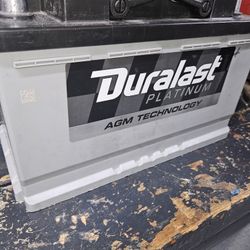Platinum Duralast H7- AGM Battery 