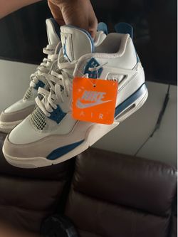 Blue Jordan 4s