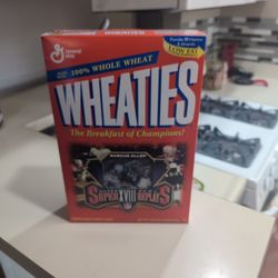 Wheaties Box Of Cereal With Marcus Allen From The Raiders On It