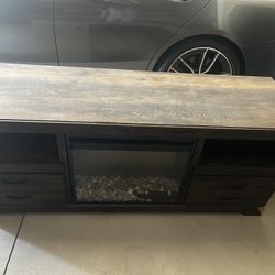 Heated TV Stand