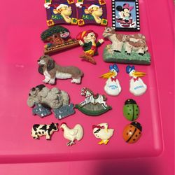 Refrigerator Magnets, Lot of 16