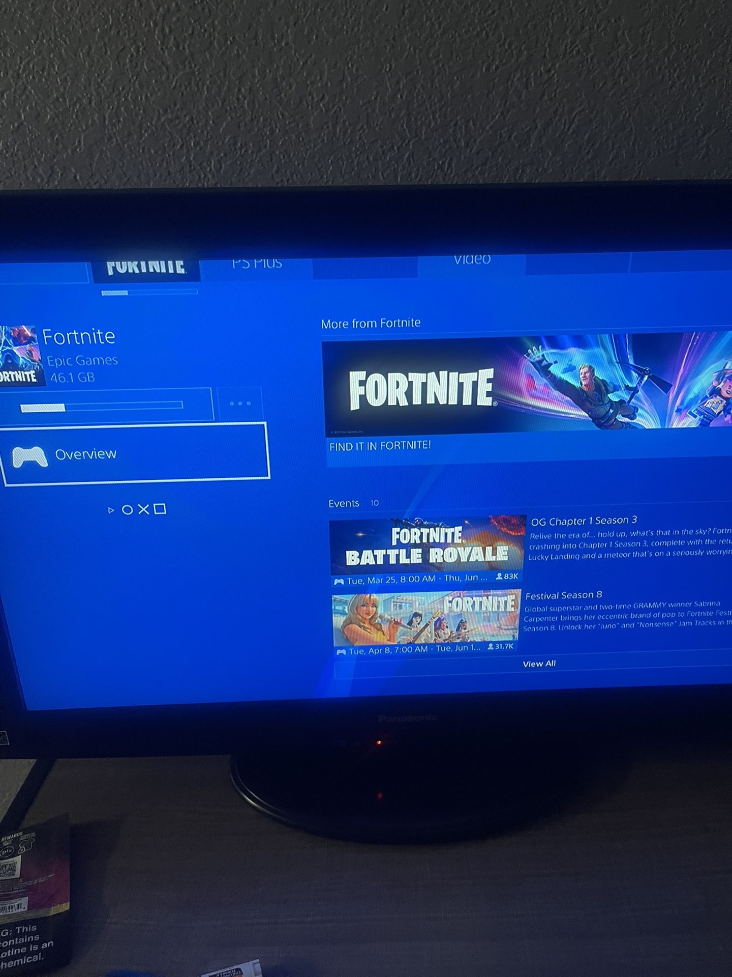 PS4 500 Gb ( With Controller & HDMI Cord )