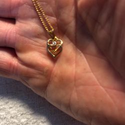 Gold Filled Heart Necklace