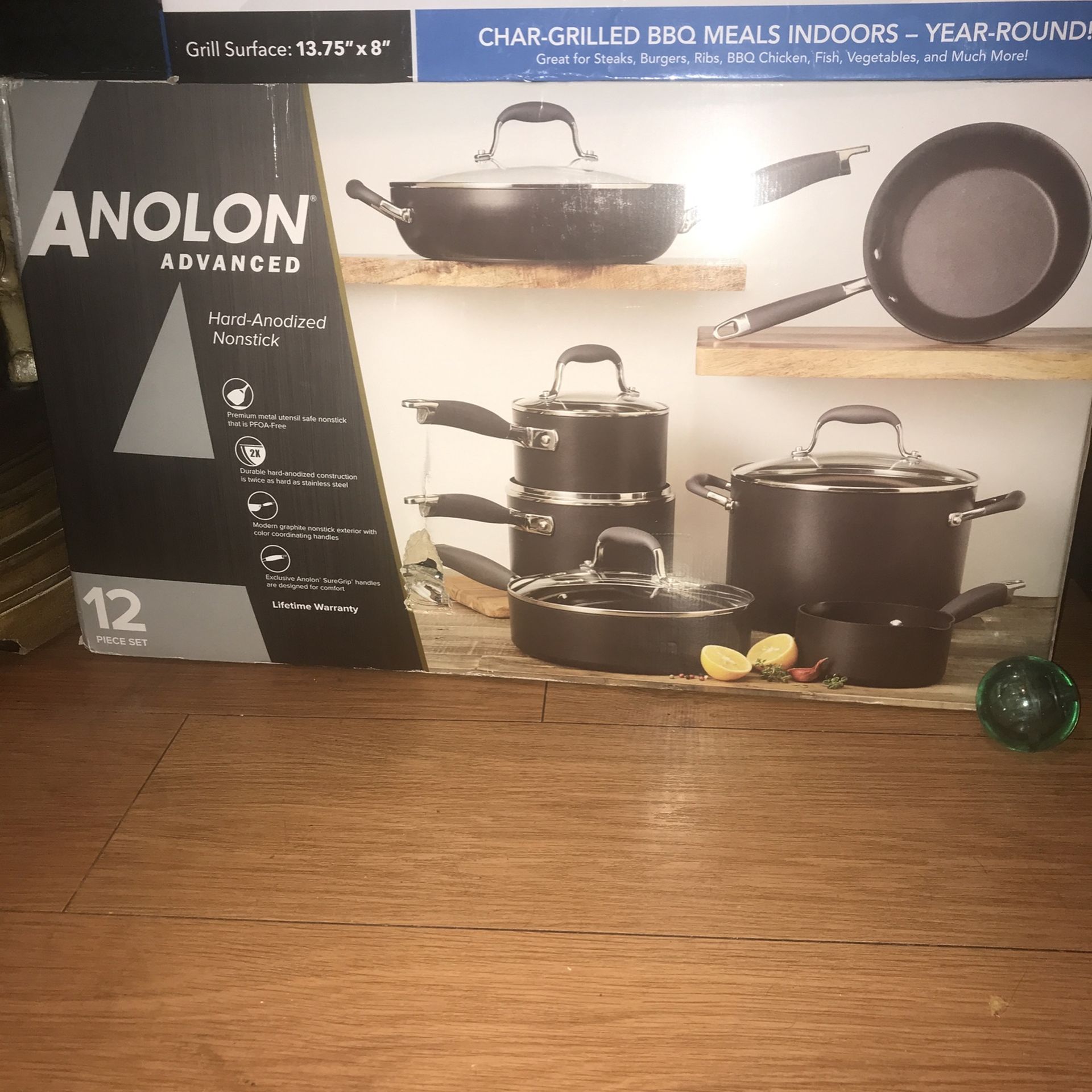12 Piece Anolon Pots N Pans