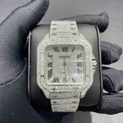 Fully Iced Out Cartier 