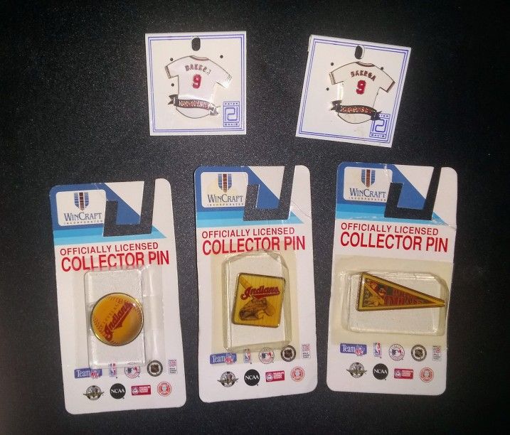 Cleveland Indians Pins $10 Each