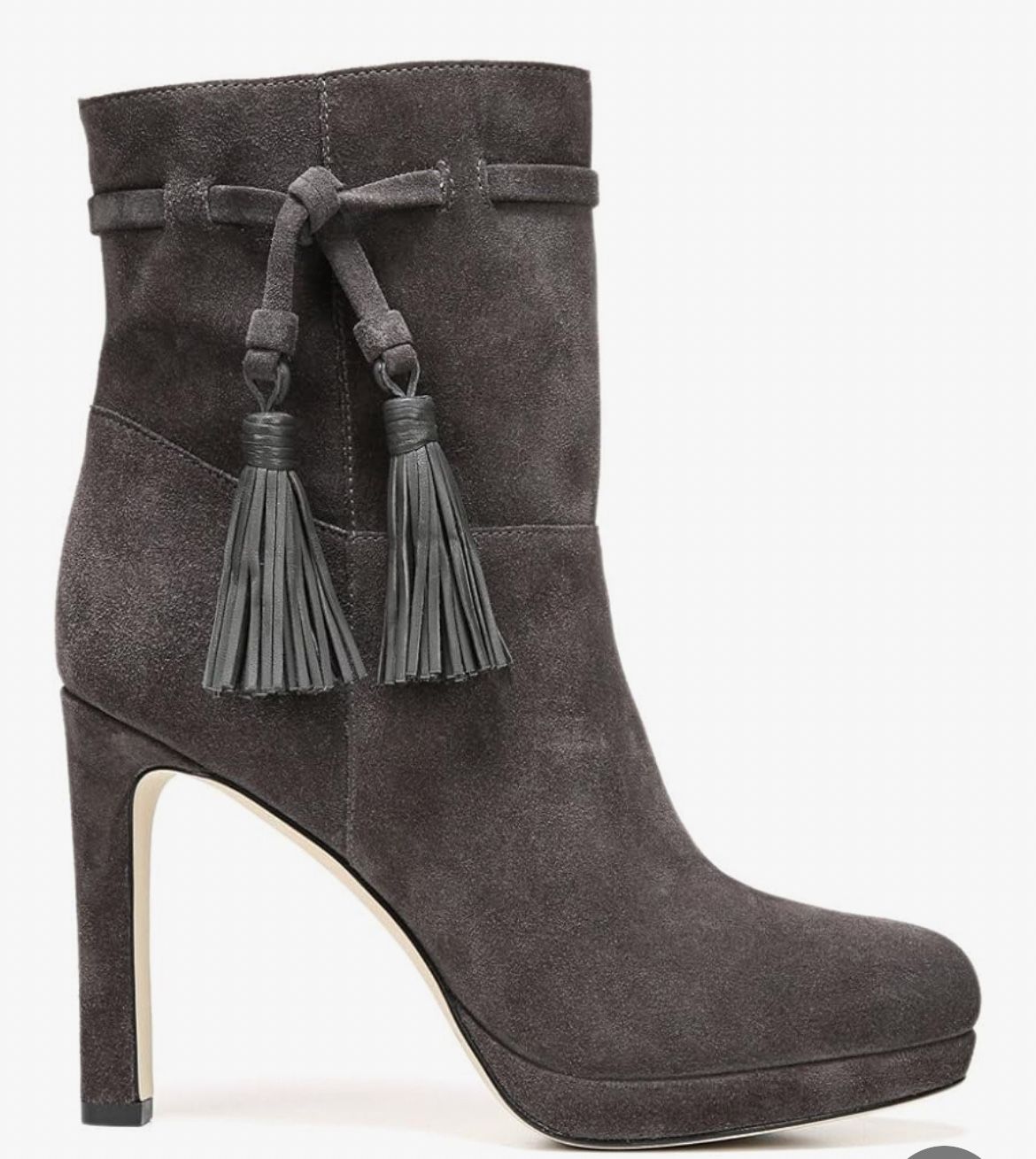 Worn Once Via Spiga Women's Bristol Steel Suede 8 Boots Boot Shoe