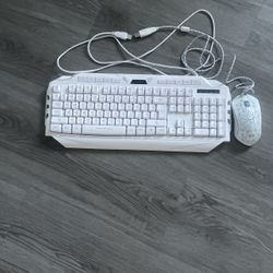 Gaming keyboard and mouse
